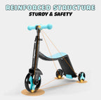 GrowRide™ 3-in-1 Tricycle – Pedal, Balance & Skate for Kids 1–5 Years 🚲✨