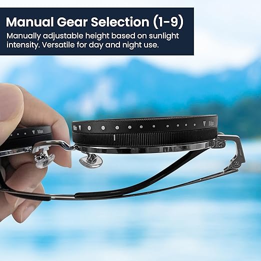 Adjustable Vision Glasses with ND Filter – Precision Focus & UV Protection Eyewear