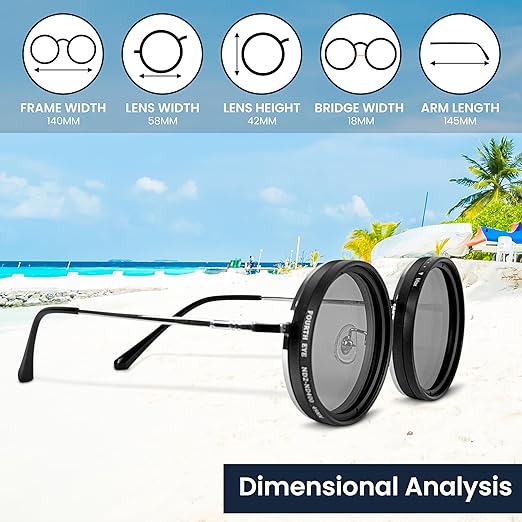 Adjustable Vision Glasses with ND Filter – Precision Focus & UV Protection Eyewear