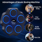Musical Boxing Machine – Home Fitness, Stress Relief &amp; Bluetooth Music