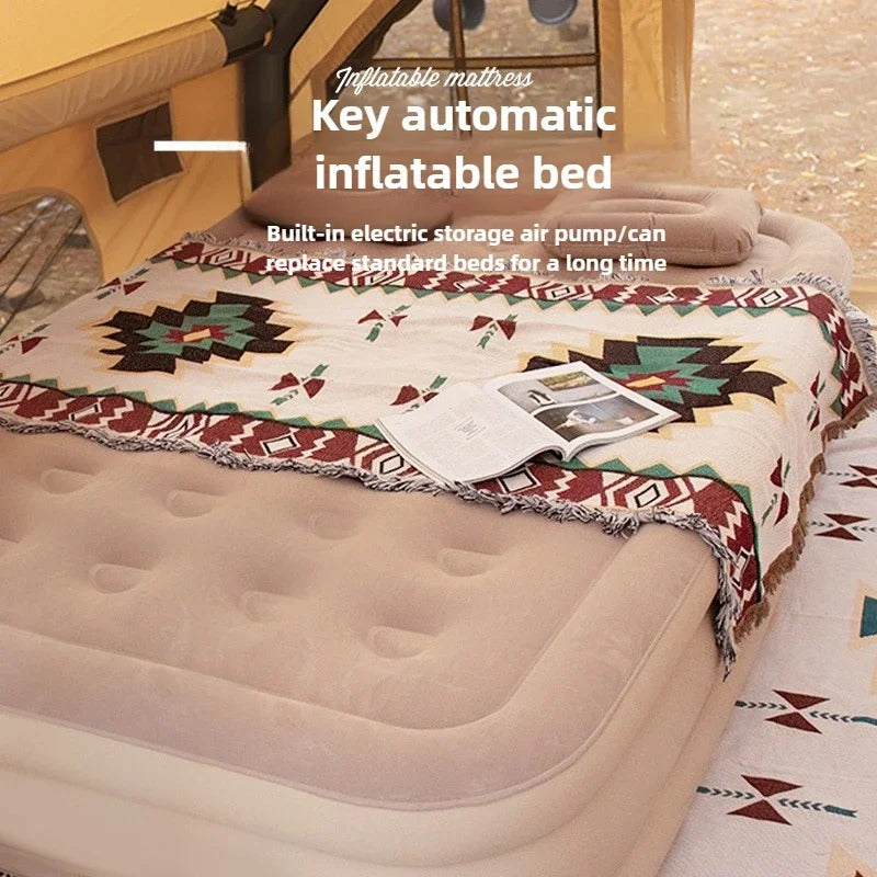 DOTWISE 40CM Luxury Inflatable Camping Bed with Build-in Pump